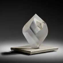 Untitled by Christopher Ries, 1982, optical glass, sold May 2020