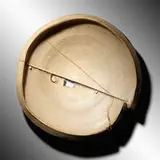 Peter Voulkos, Untitled Plate, 1978, glazed, gouged, incised, and gas-fired stoneware with porcelain pass-throughs
