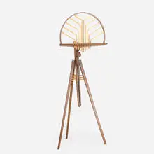 William Keyser, music stand, 1990, wenge, ash