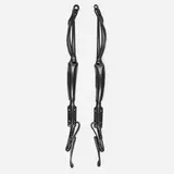 Albert Paley, door handles, pair, 1994, forged steel