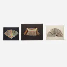 Diane Itter, collection of three weavings, 1979-86, knotted linen