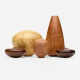 David Ellsworth, collection of five small vessels