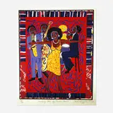 Faith Ringgold, Somebody Stole My Broken Heart, 2007, silkscreen