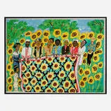 Faith Ringgold, The Sunflower Quilting Bee at Arles, 1997, silkscreen