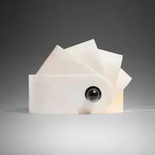 Superstudio, Gherpe table lamp, 1967, acrylic, plastic, chrome-plated steel