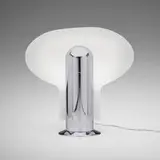 Studio Celli Tognon, Leuké table lamp, c. 1972, chrome-plated steel, acrylic