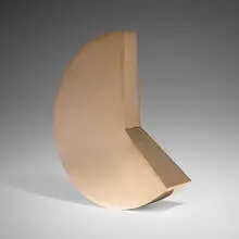 Zenitario by Angelo Mangiarotti, c. 1995, polished bronze, sold Oct 2024