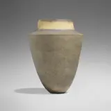 Jennifer Lee, Dark pot, angled shoulder, banded rim