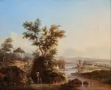 Jane Nasmyth, Travellers on a Path by a River