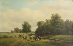 Willem Vester, Cows in a Meadow