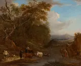 Benjamin, Landscape with figures