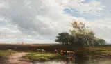Edmund Morison Wimperis Vpri, Extensive Landscape with Cattle