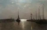 Louis Apol, Harbour Scene