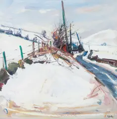 James Fullarton, Snow scene, Ayrshire