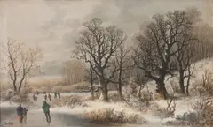 Georg Schlugg, Skating in winter