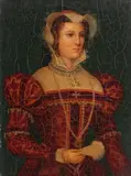 British School, A collection of four portraits to include, Edmund Spencer, Margaret Douglas, Mary Seaton and Mary Queen of Scots, oil on panel