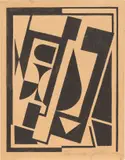 Thorvald Hellesen, Ohne Titel, Gouache über Bleistift auf Karton