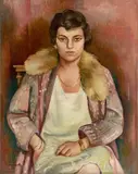 Ernst Fritsch, Frauenbildnis, 1928, Öl auf Leinwand