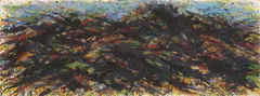 Ohne Titel (15.9.80) by Max Uhlig, 1980, Öl auf Leinwand, sold Dec 2022