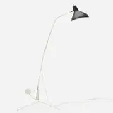 Bernard Schottlander, floor lamp, c. 1956, enameled steel, enameled aluminum