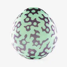 Topo (Brain) vessel by Ethan Stern, 2004, hand-blown and carved glass, sold Jan 2020