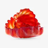 assembled iridescent red Seaform group by Dale Chihuly, 2000, hand-blown glass, sold Jan 2020