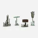 Klaus Ihlenfeld, Collection of four sculptures, copper, bronze