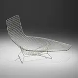 Harry Bertoia, Important Prototype chaise lounge, c. 1952, welded steel
