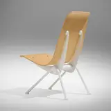 Jean Prouvé, Antony chair, beech plywood, enameled steel, aluminum