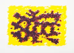 Yellow Structure by William Gear, sold Jun 2016