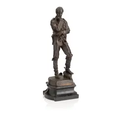 Hamo Thornycroft, bronze figure of General Gordon, bronze