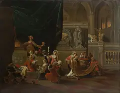 The Idolatry of Solomon by Flemish School 18th century, sold Jun 2016