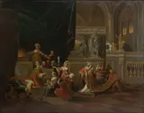 Flemish School 18th century, The Idolatry of Solomon