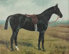 George Paice, Black Michael, oil on canvas