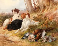 James Hardy Jnr, On Guard, oil on canvas