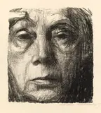 Selbstbildnis by Käthe Kollwitz, 1934, Lithographie auf Velin, sold Nov 2014