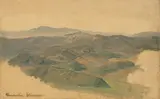 Constantin Hansen, In den Bergen bei Olevano, Um 1841, Öl auf Papier auf Pappe