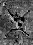 Brassaï, (Gyula Halász), Graffiti,Tête de mort