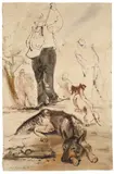 Josef Hegenbarth, Hunde und Menschen