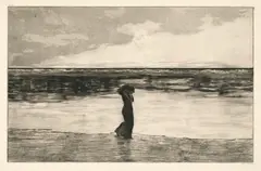 Ein Leben (Opus VIII) by Max Klinger, 1884, Original-Halbleinenmappe mit 15 Radierungen, teilweise mit Aquatinta, jeweils auf leichtem Karton, sold May 2014