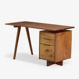 George Nakashima, early Single-Pedestal desk