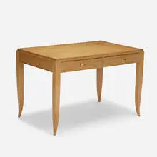 André Arbus, desk, c. 1945, oak, brass