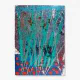 Untitled by Dale Chihuly, 1995, acrylic and metallic paint on paper, sold Jan 2020