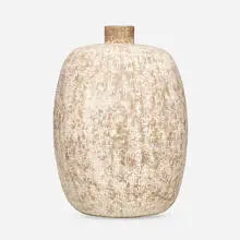 Rogar vessel by Claude Conover, c. 1965, glazed stoneware decorated in engobe, sold Jan 2020