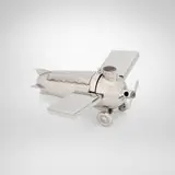 J.A. Henckels, Airplane smoking set, c. 1928, silver-plated brass, flint striker