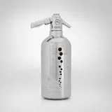 Walter Kidde Sales Company, Soda King syphon bottle, c. 1935, aluminum, chrome-plated brass, glass