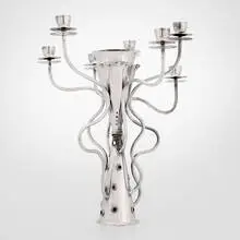 Borek Sipek, Simon candelabrum, 1988, silver-plated metal