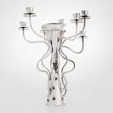Borek Sipek, Simon candelabrum, 1988, silver-plated metal