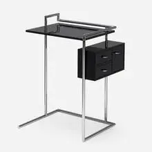 Eileen Gray, Petite Coiffeuse, chrome-plated steel, lacquered wood