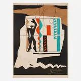 Le Corbusier, Modulor, 1956, lithograph in colors